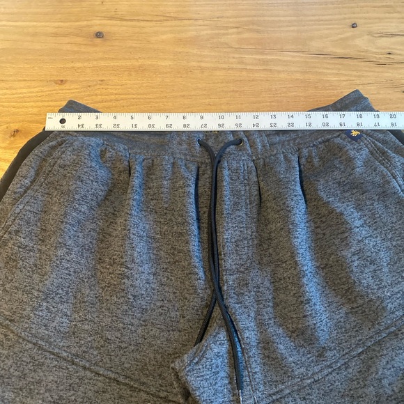 Rugby University Sweatshirt Elastic Waist 7” Inseam Shorts Gray Men’s 2X Pre - Picture 4 of 9